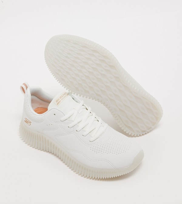 سكيتشرز أحذية - أوف وايت أحذية برقبة منخفضة