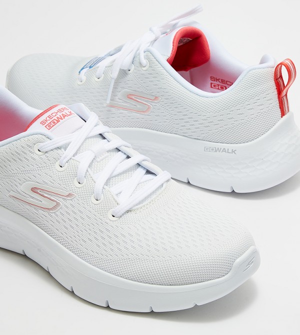 Skechers  - White Walking Shoes