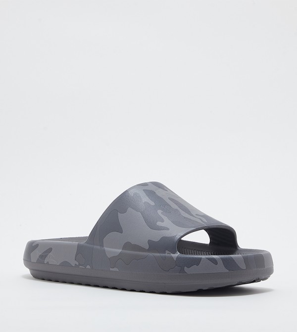 Skechers  Flip flops and Slides - Grey Slides