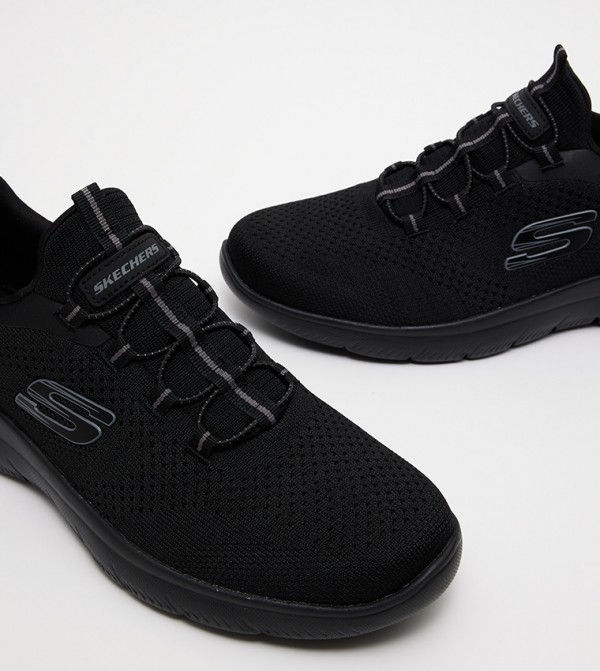 Skechers  Shoes - Black Casual Slip on