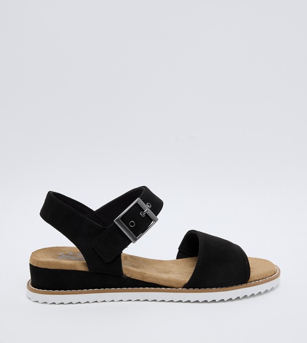 Skechers  - Black Flat Sandals