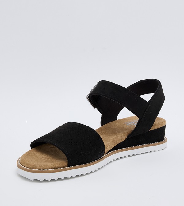 Skechers  - Black Flat Sandals