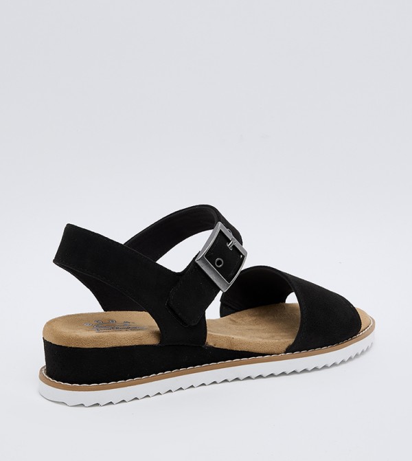 Skechers  - Black Flat Sandals