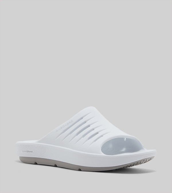 Skechers  Slides - White Slides