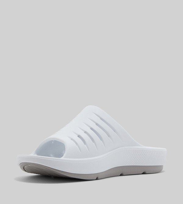 Skechers  Slides - White Slides