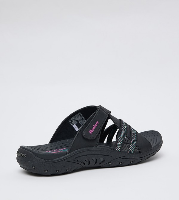 Skechers  Shoes - Black Flat Sandals