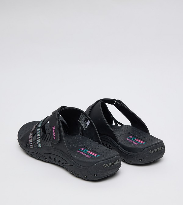 Skechers  Shoes - Black Flat Sandals
