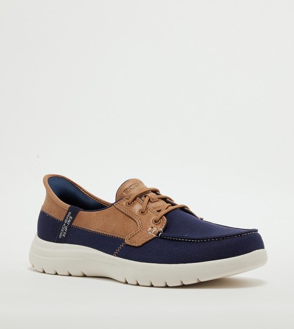 Skechers  - Navy Casual Slip-ons
