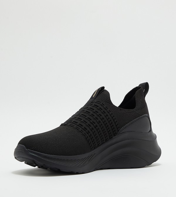 Skechers  - Black Casual Slip-ons