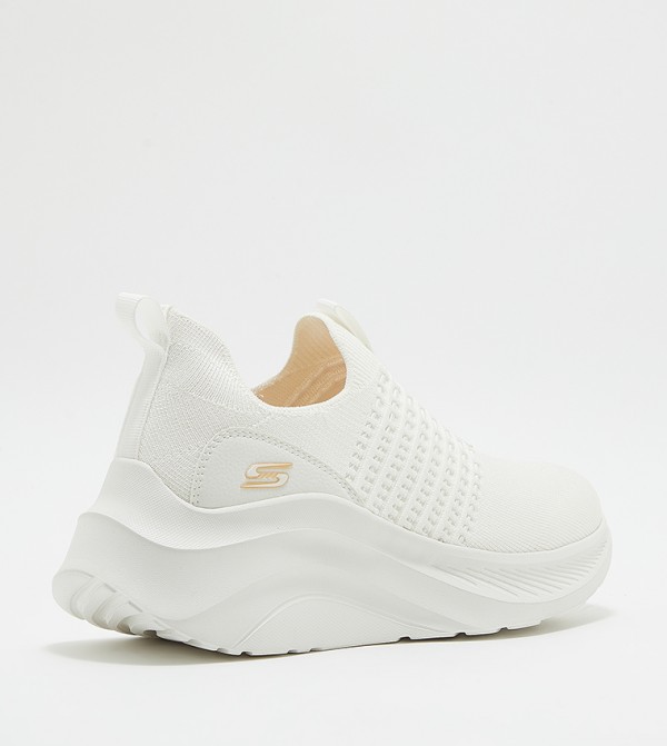 Skechers  - White Casual Slip-ons
