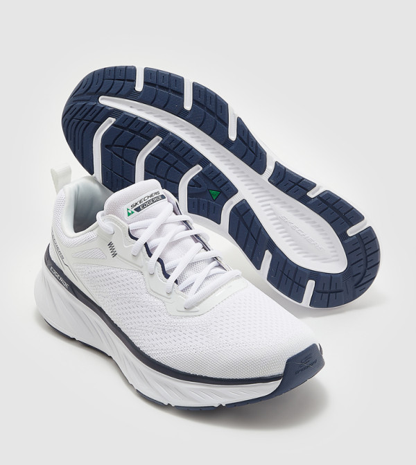 Skechers  - White Running Shoes