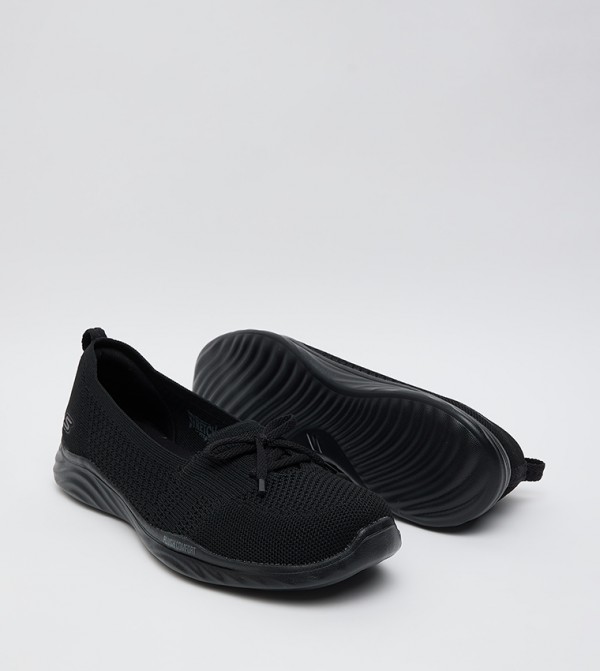 Skechers  - Black Casual Slip-ons