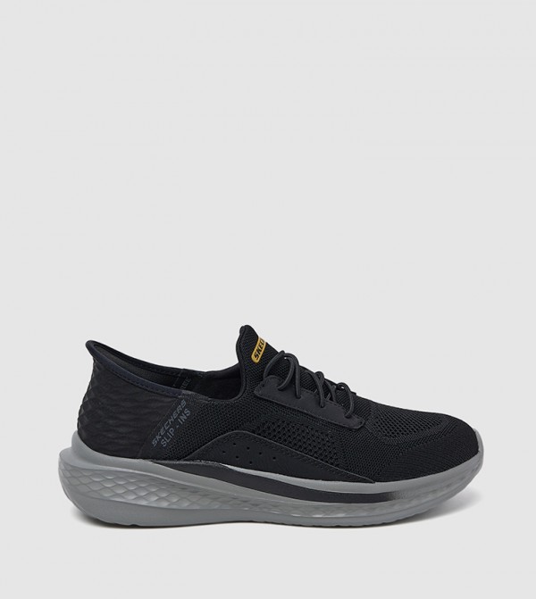Skechers  Shoes - Black Casual Slip-ons
