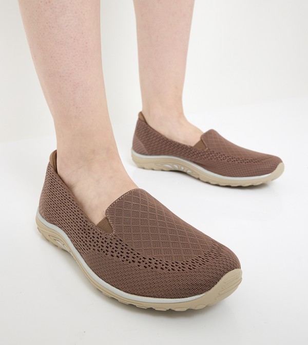 Skechers  Slip-Ons - Brown Casual Slip-ons