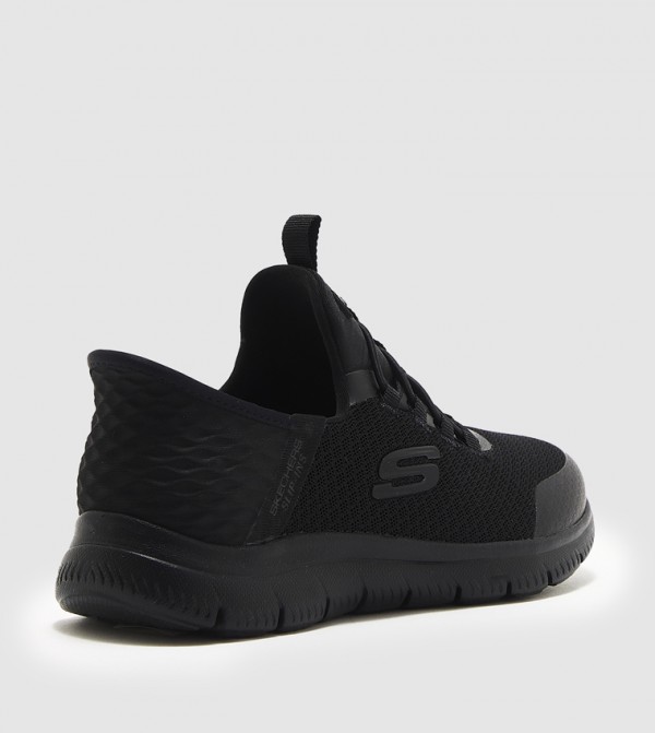 Skechers  aetopseller - Black Casual Slip-On's