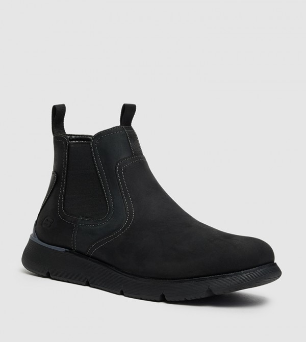 Skechers  Boots - Black Chelsea Boots