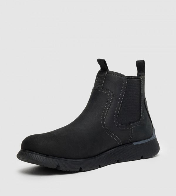 Skechers  Boots - Black Chelsea Boots