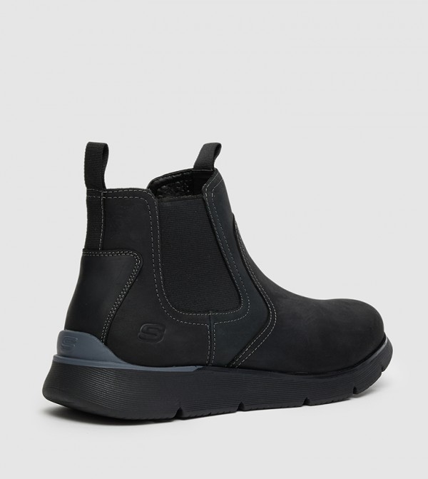 Skechers  Boots - Black Chelsea Boots