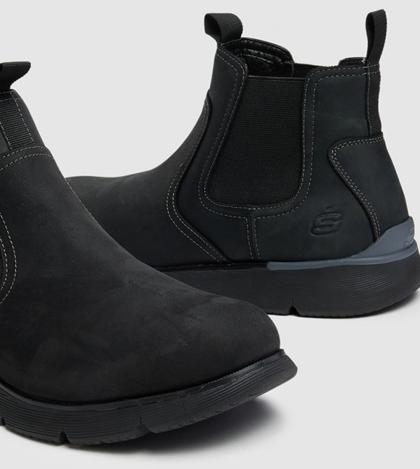 Skechers  Boots - Black Chelsea Boots