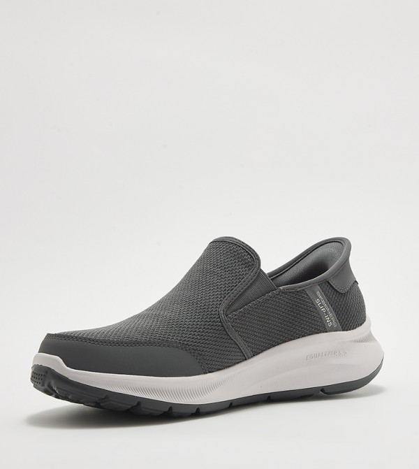 Skechers  - Grey Casual Slip-ons