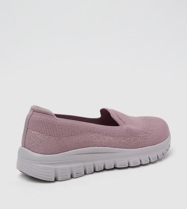 سكيتشرز  Slip-Ons - وردي سهل الارتداء