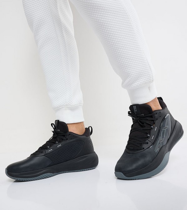 Skechers  - Black Basketball Shoes
