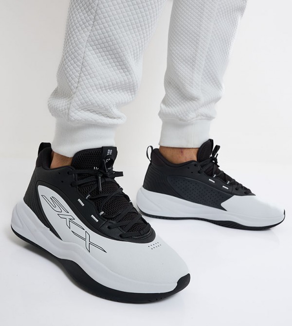 Skechers  - White Basketball Shoes