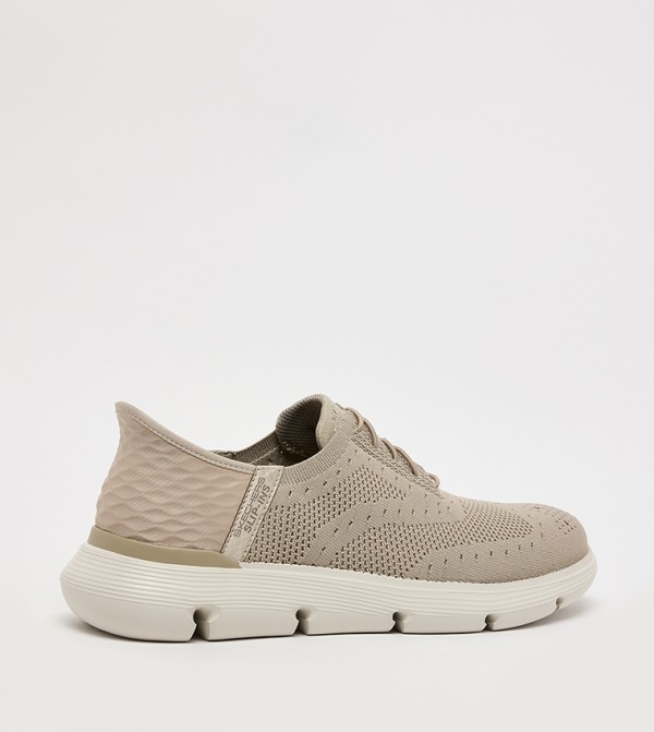 Skechers Skechers - Taupe Casual Slip-ons