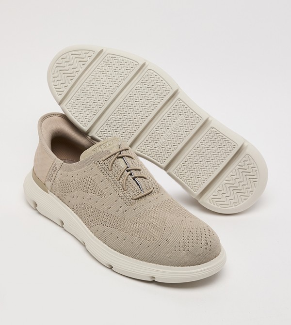Skechers Skechers - Taupe Casual Slip-ons
