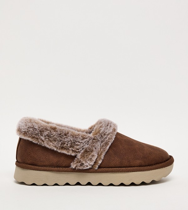 Skechers  Slip-Ons - Brown Casual Slip-ons
