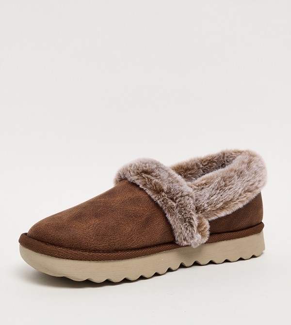 Skechers  Slip-Ons - Brown Casual Slip-ons