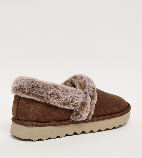 Skechers  Slip-Ons - Brown Casual Slip-ons