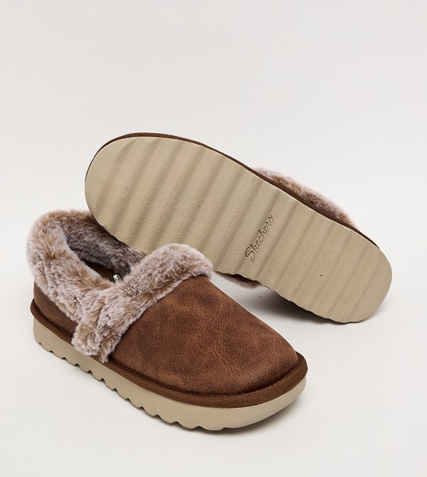 Skechers  Slip-Ons - Brown Casual Slip-ons