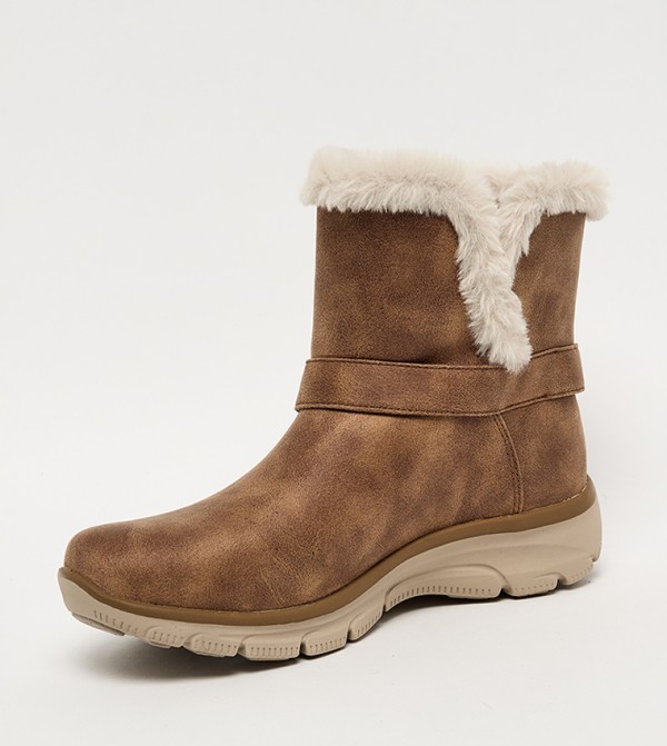 Skechers  Boots - Brown Ankle length Boots