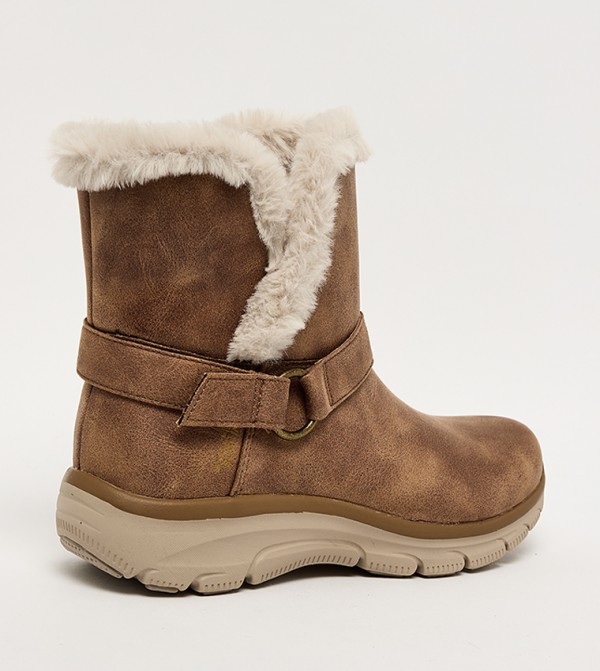 Skechers  Boots - Brown Ankle length Boots