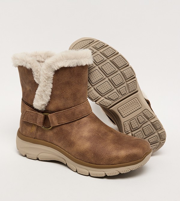 Skechers  Boots - Brown Ankle length Boots