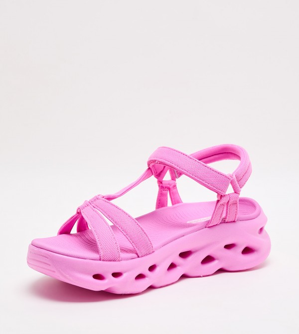 سكيتشرز سكيتشرز - وردي الصنادل المسطحة