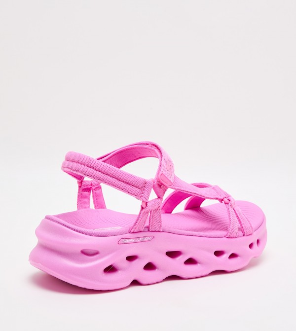 سكيتشرز سكيتشرز - وردي الصنادل المسطحة