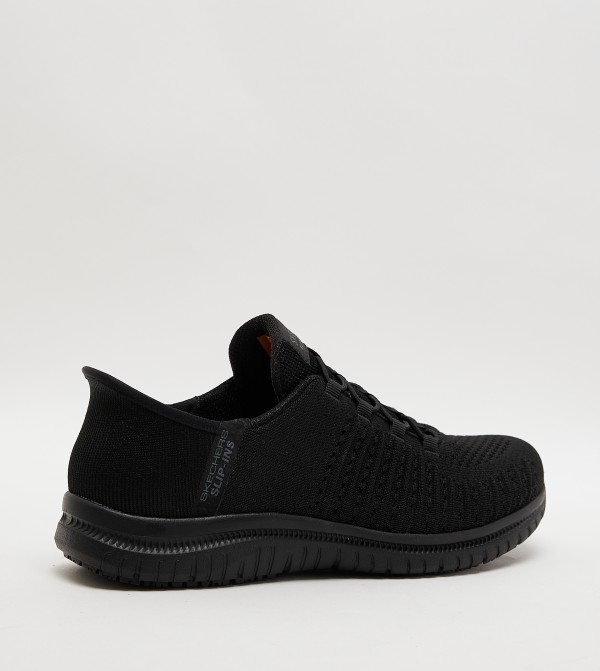 Skechers  - Black Casual Slip-ons