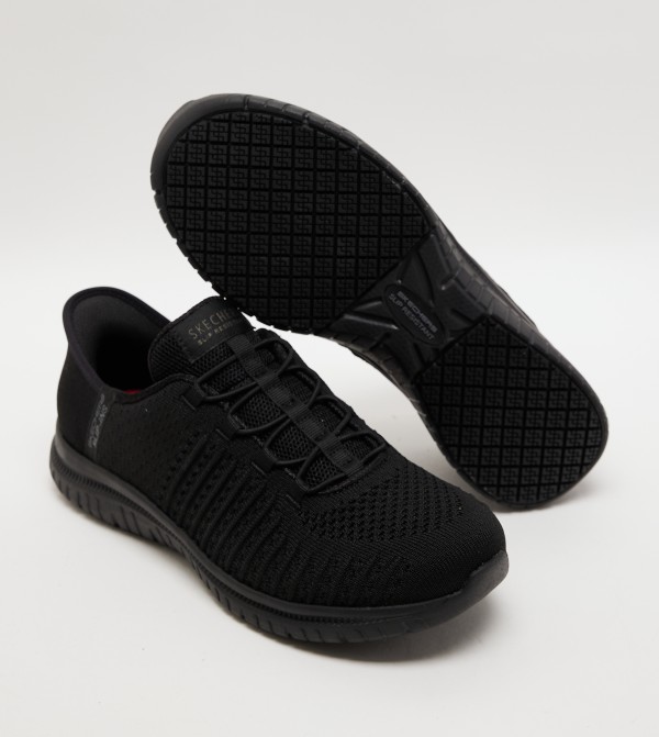 Skechers  - Black Casual Slip-ons