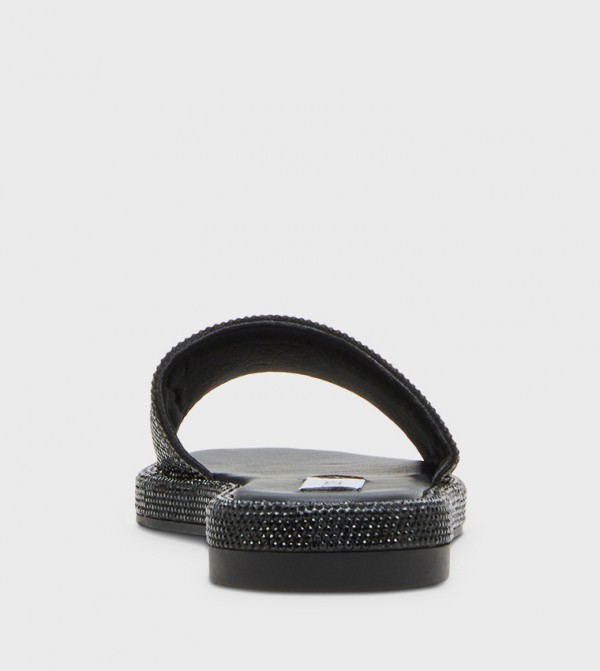 Steve Madden  Flat Sandals - Black Flat Sandals