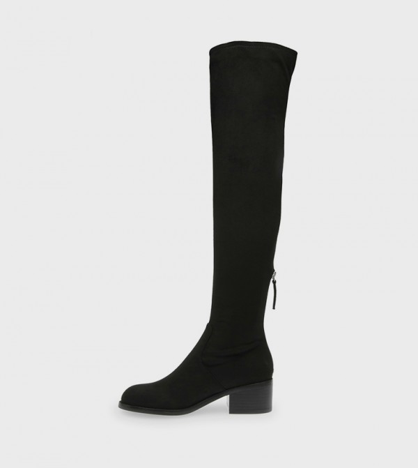 ستيف مادن  أحذية - أسود Knee length Boots