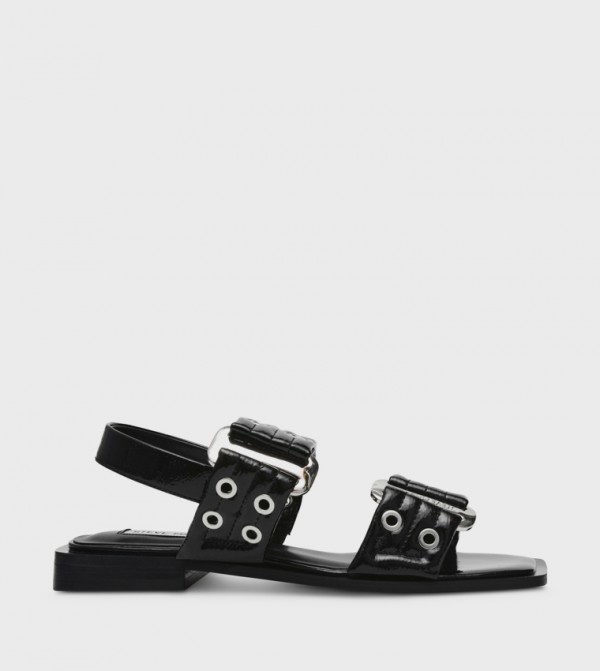 Steve Madden Steve Madden - Black Flat Sandals