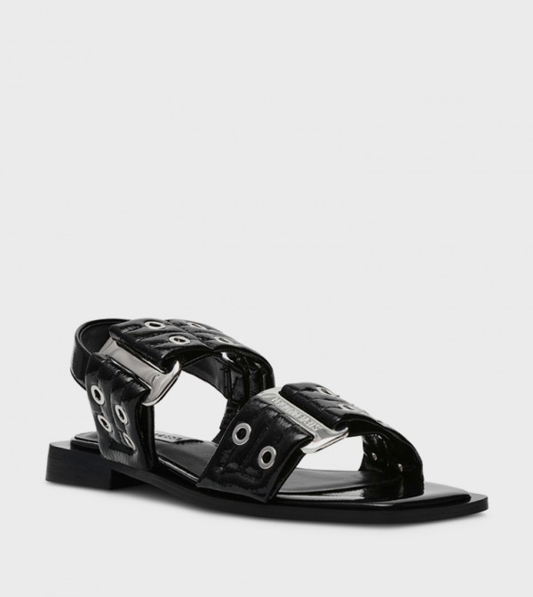 Steve Madden Steve Madden - Black Flat Sandals
