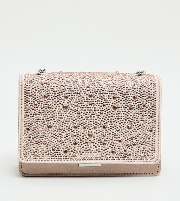 ستيف مادن  حقائب - ذهبي وردي حقائب بحمالة طويلة