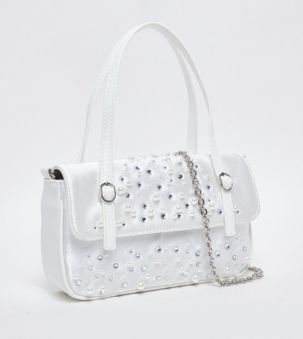 Steve Madden  - White Shoulder bags