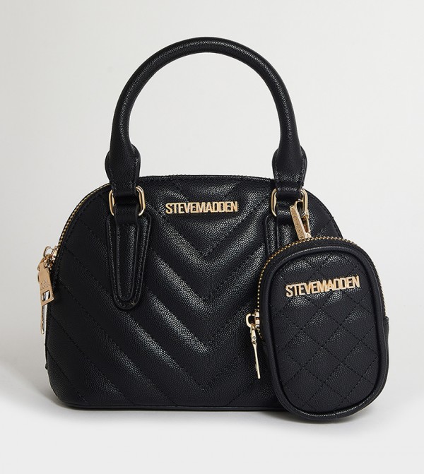 ستيف مادن  - أسود Satchel Bags