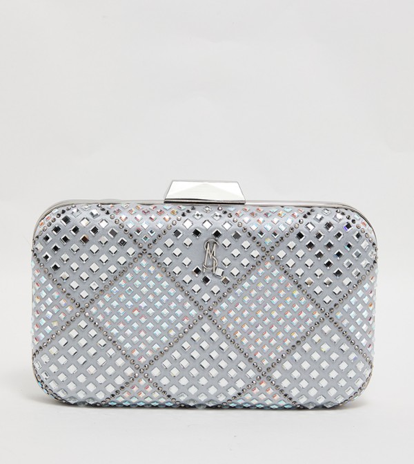 Steve Madden Clutches - Silver Clutches