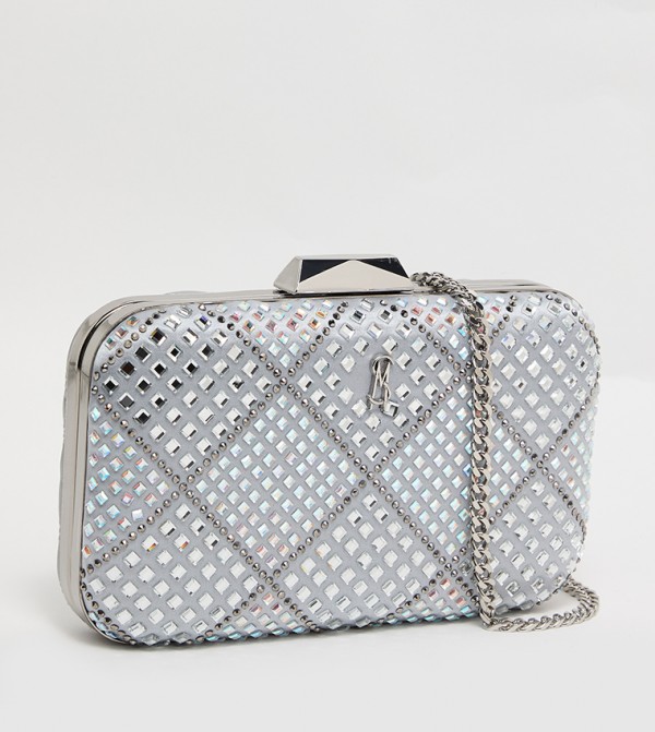 Steve Madden Clutches - Silver Clutches