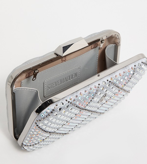 Steve Madden Clutches - Silver Clutches